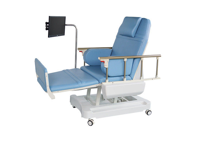 Automatische Dialysestoelen, de Elektrische Stoel van de Bloedtekening met Vlakke Bedpositie