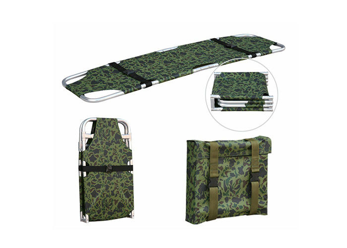 Dubbele Vouwende Militaire Opvouwbare Brancard met Carry Bag